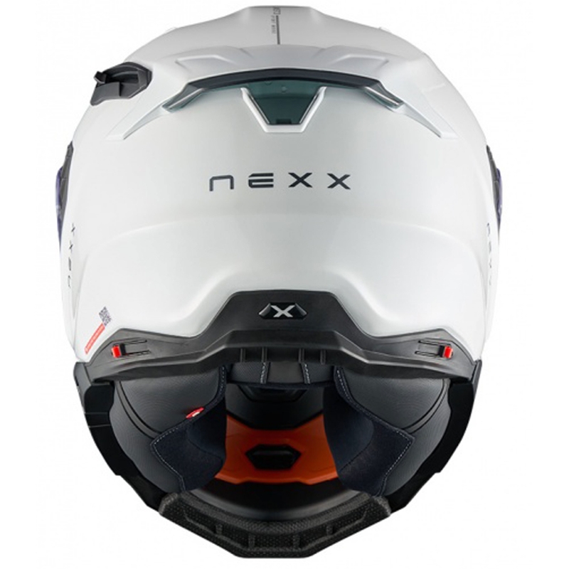 Integralna motoristična čelada Nexx X.WST3 Plain white razprodaja