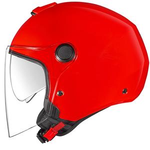 NEXX Y.10 navadna odprta motoristična čelada, rdeča
