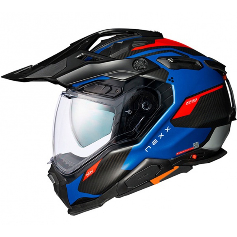 Enduro čelada Nexx X.WED3 Keyo modro-rdeča