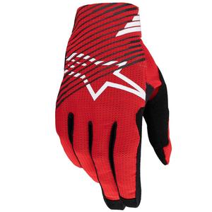 Rdeče rokavice za motokros Alpinestars Radar Pro