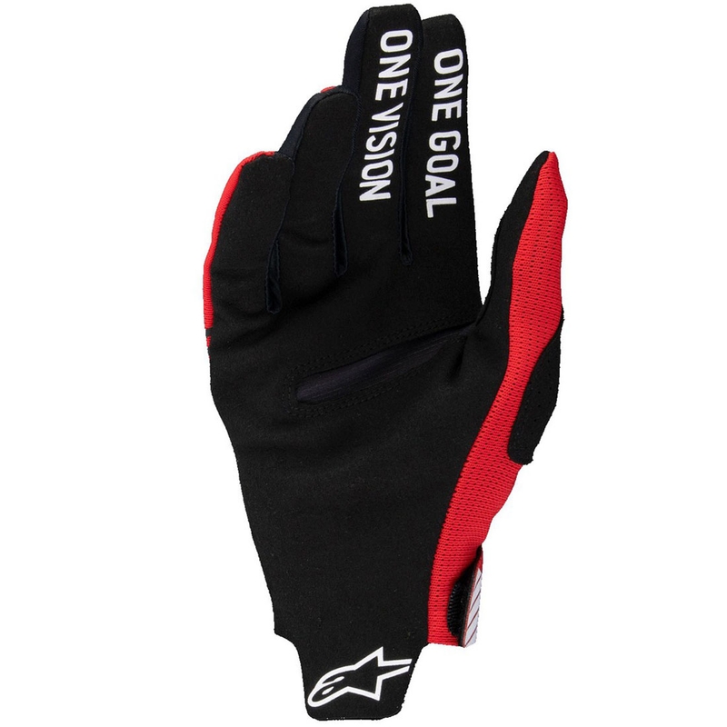 Rdeče rokavice za motokros Alpinestars Radar Pro