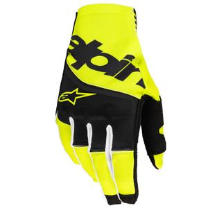 Alpinestars Techstar motokros rokavice črno-fluo rumene
