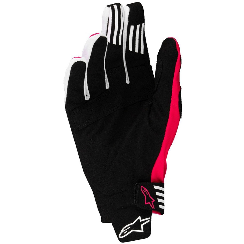 Alpinestars Techstar rokavice za motokros črno-fluo roza