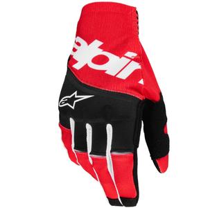 Alpinestars Techstar rokavice za motokros črno-rdeče