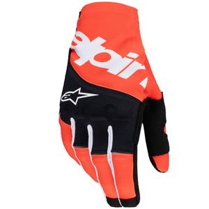 Alpinestars Techstar rokavice za motokros črno-oranžne barve
