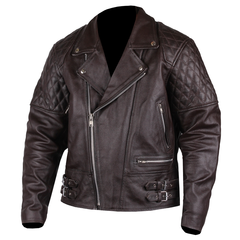 RSA Scene Brown Motorcycle Jacket razprodaja