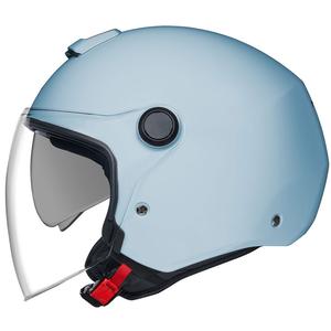 Odprta motoristična čelada NEXX Y.10 Plain pastelno modra