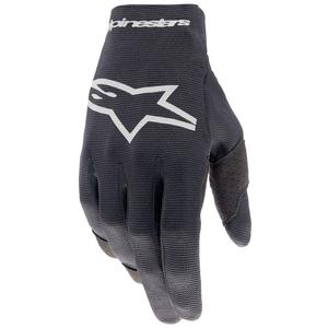 Otroške motokros rokavice Alpinestars Radar črno-srebrne