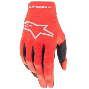 Otroške motokros rokavice Alpinestars Radar rdeče-srebrne