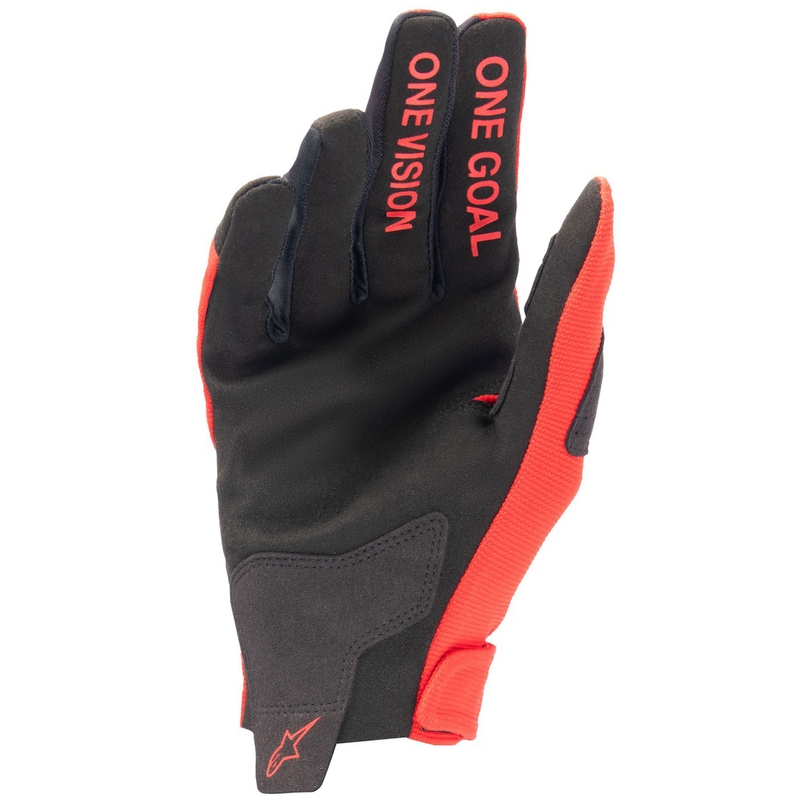 Otroške motokros rokavice Alpinestars Radar rdeče-srebrne