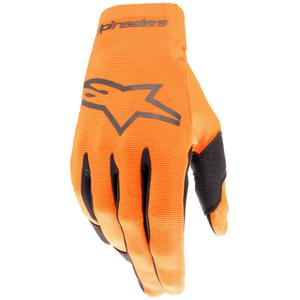 Otroške rokavice za motokros Alpinestars Radar oranžno-črne barve
