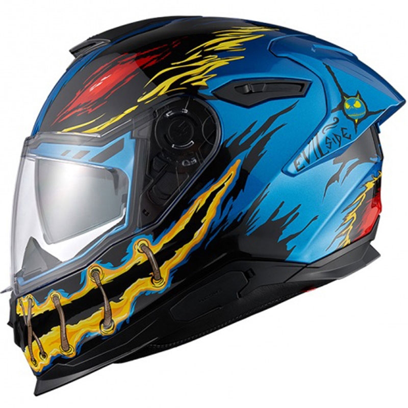 Integralna motoristična čelada Nexx Y.100R Night Rider modra razprodaja