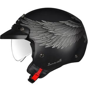 Otevřená helma na motorku NEXX Y.10 EAGLE RIDER černo-šedá razprodaja