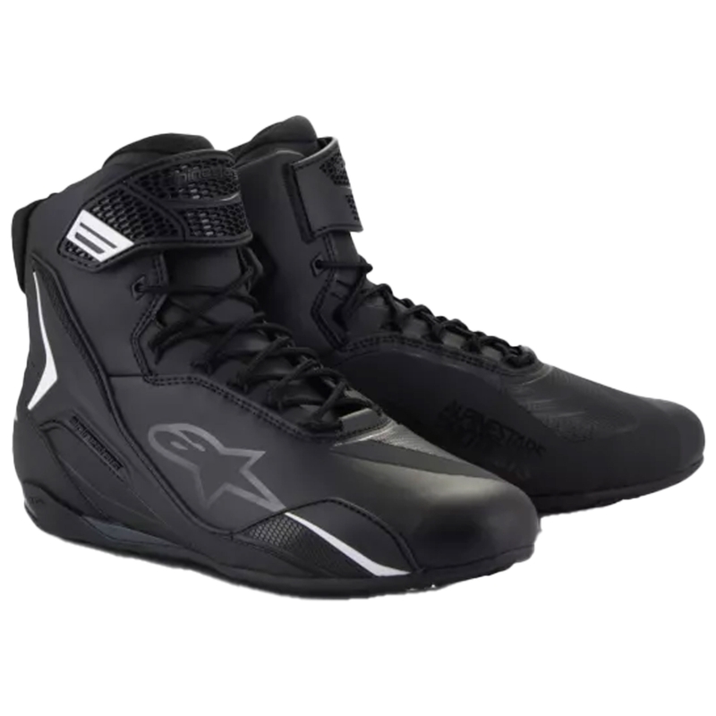 Črni motoristični škornji Alpinestars Faster-4