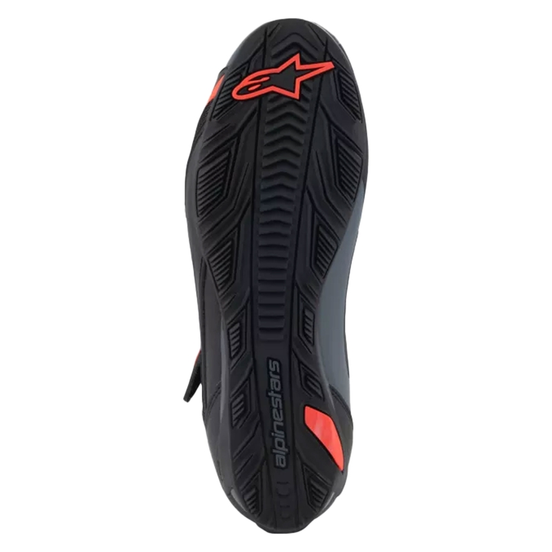 Motoristični škornji Alpinestars Faster-4 črno-sivo-fluo rdeči