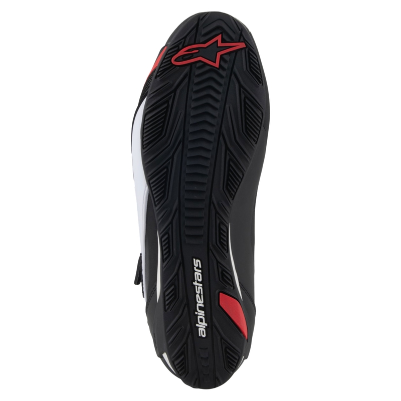 Motoristični škornji Alpinestars Faster-4 črno-belo-rdeči