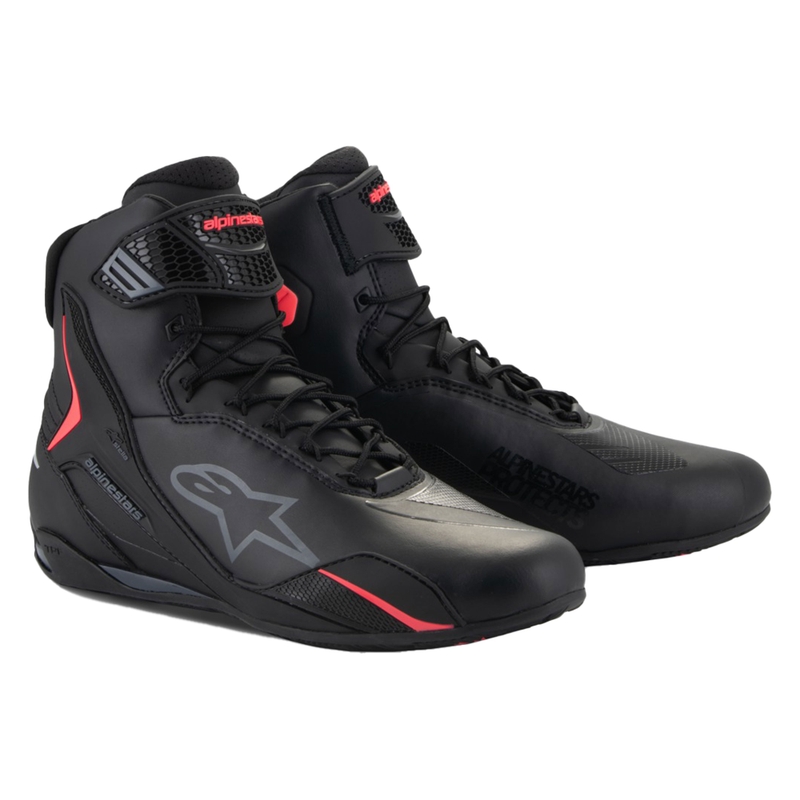 Ženski motoristični škornji Alpinestars Stella Faster-4 črno-roza