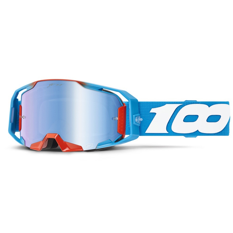 Komplet očal za motokros 100% Armatic Jett Lawrence LE Pink-Blue