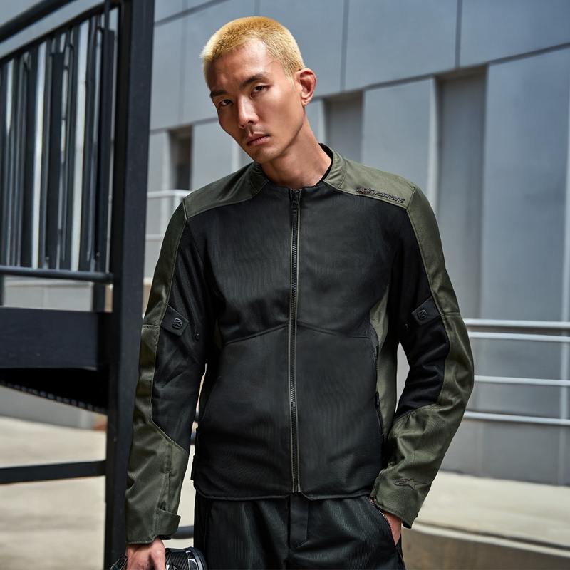 Alpinestars C-1 Air motoristična jakna črno-kaki