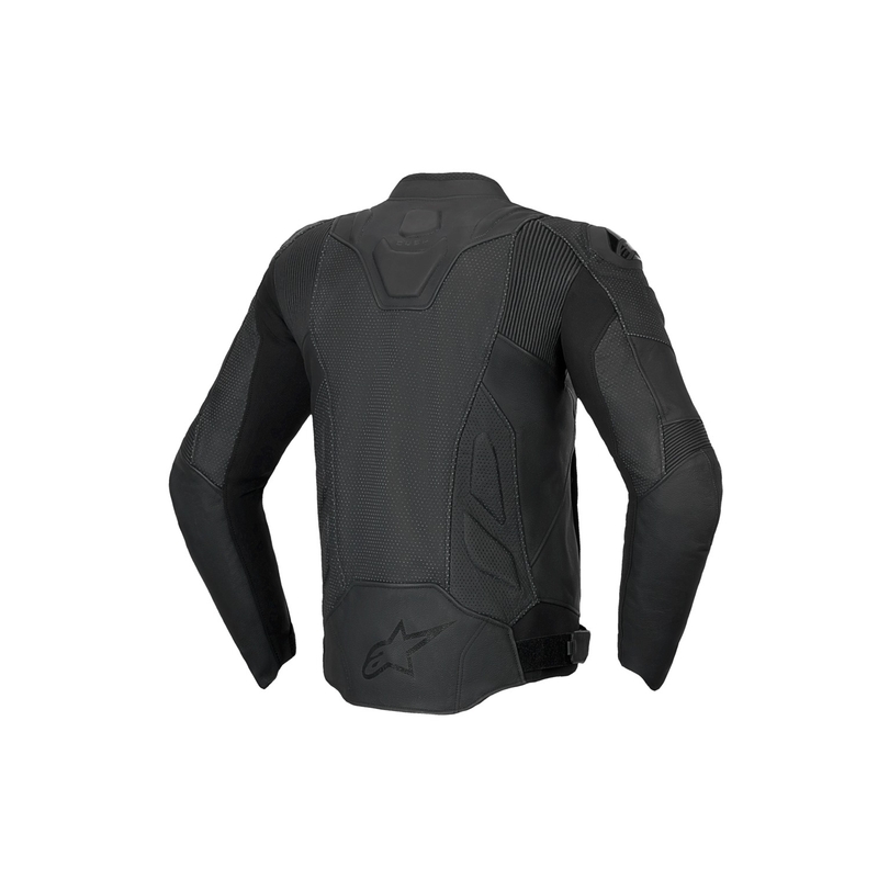 Alpinestars Dusk Airflow usnjena motoristična jakna črno-črna