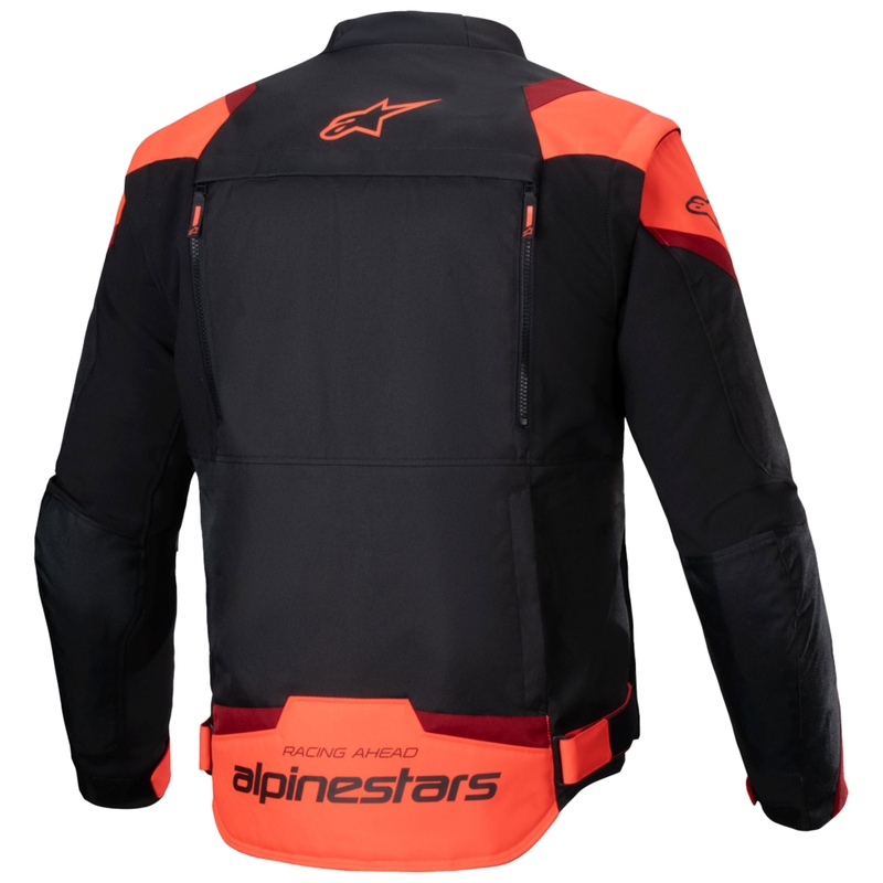 Alpinestars T-Stunt Air motoristična jakna črno-fluo rdeče-rdeča