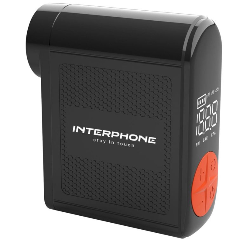 Mini baterijski kompresor Interphone črn