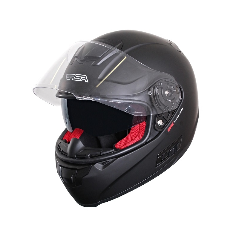 Motoristična čelada RSA SR-01 črna mat - kakovost II