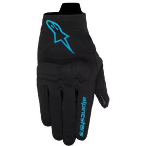 Alpinestars Reef V2 ženske motoristične rokavice črno-modre barve