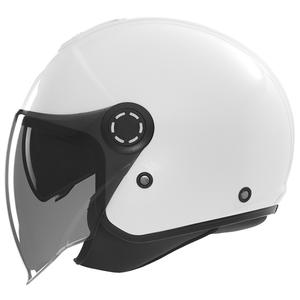 Odprta motoristična čelada NOX N182 bela