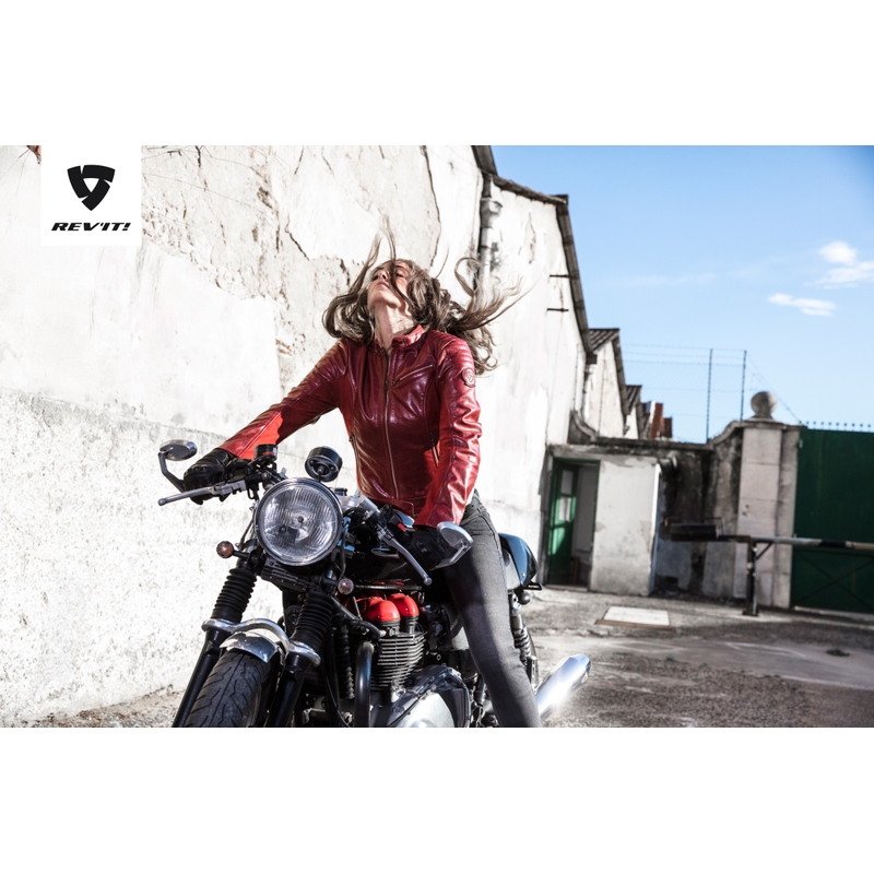 Revit Clare rdeča moto jakna za ženske