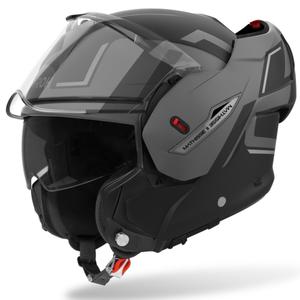 Airoh Mathisse 2 Genius preklopna motoristična čelada mat siva