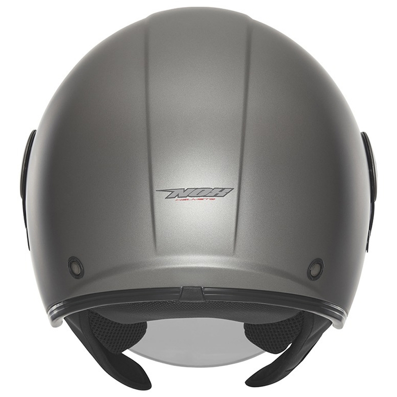 Odprta motoristična čelada NOX N182 mat titanium