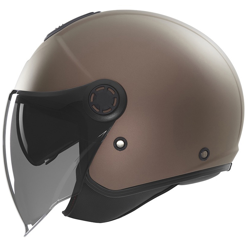 Motoristična čelada z odprtim obrazom NOX N182 mat bronze