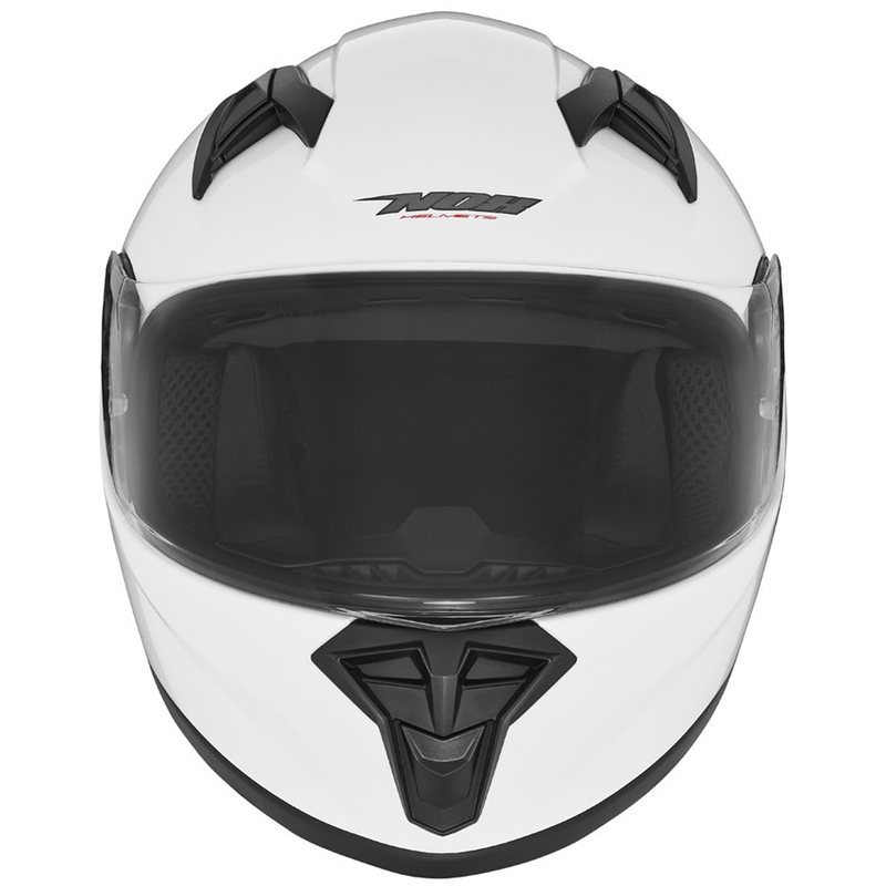 Otroška integralna motoristična čelada NOX N731 bela