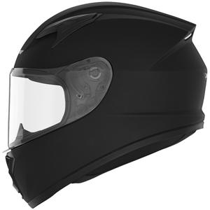 NOX N731 otroška celoobrazna motoristična čelada, mat črna