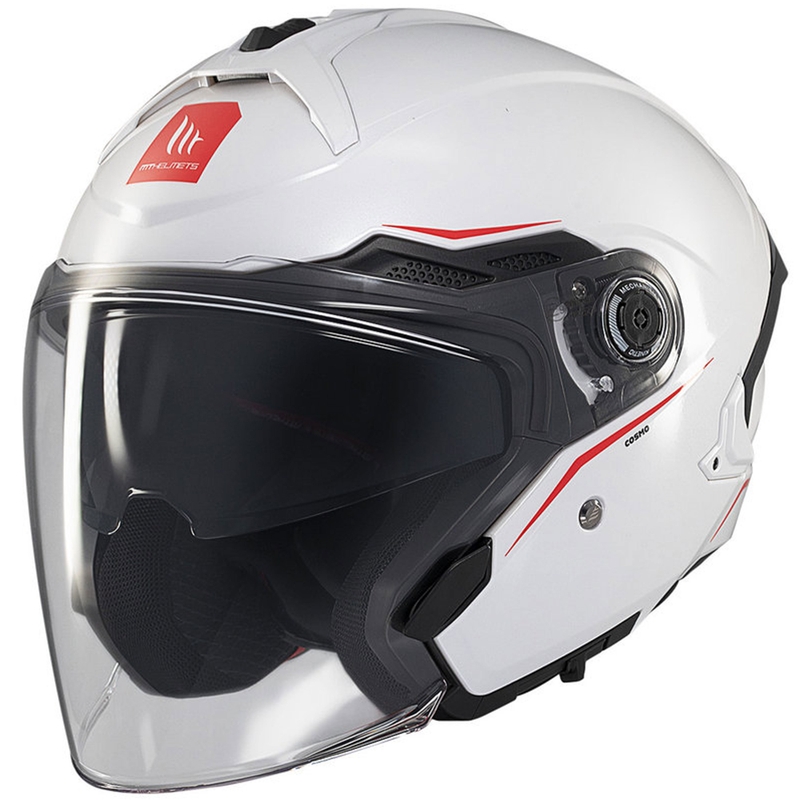 Odprta čelada MT Cosmo SV glossy white