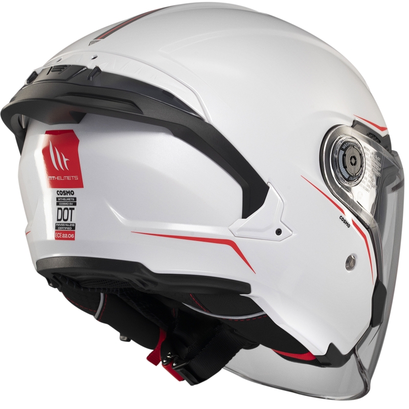 Odprta čelada MT Cosmo SV glossy white