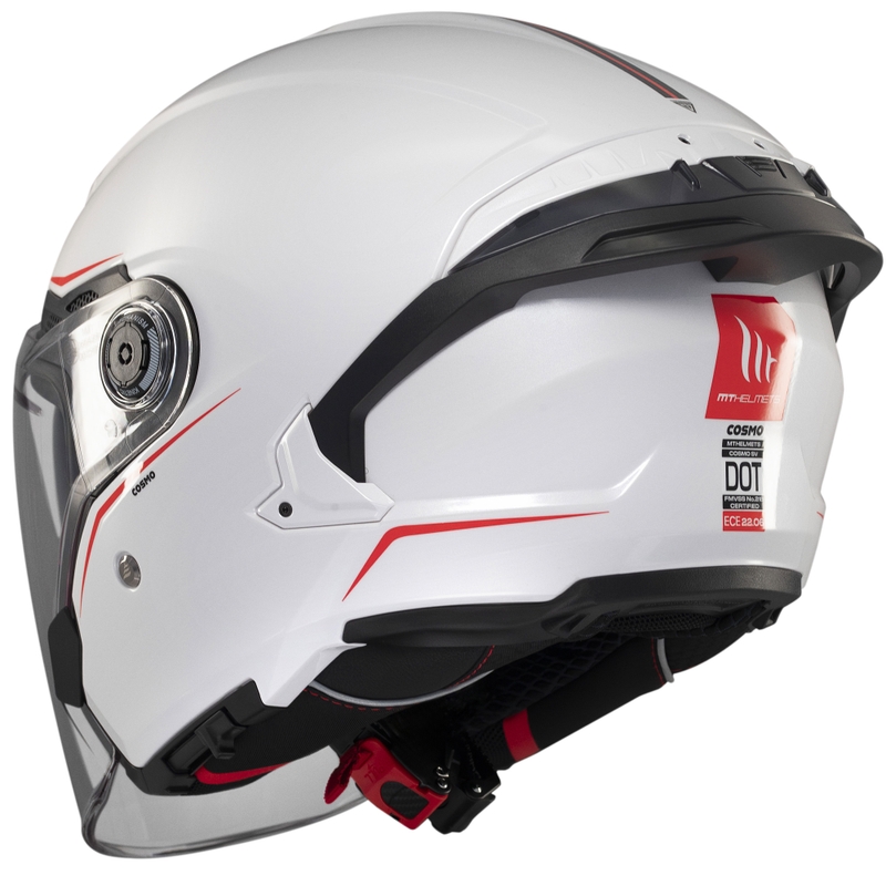 Odprta čelada MT Cosmo SV glossy white