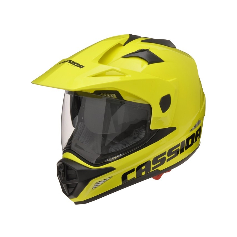 Enduro motoristična čelada Cassida Tour fluo rumena razprodaja