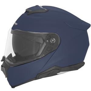 Motoristična čelada na preklop NOX N967 mat modra