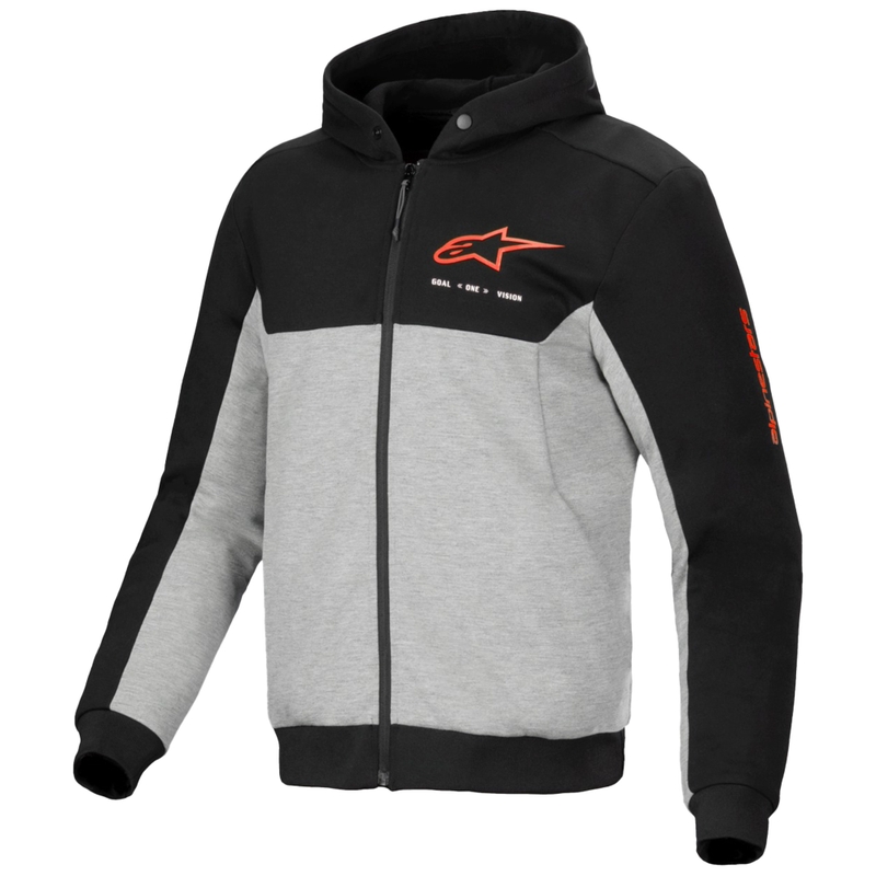 Alpinestars Chrome V2 Sport motoristični pulover črno-siv