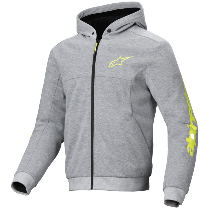 Alpinestars Chrome V2 Sport motoristični pulover sivo-rumen