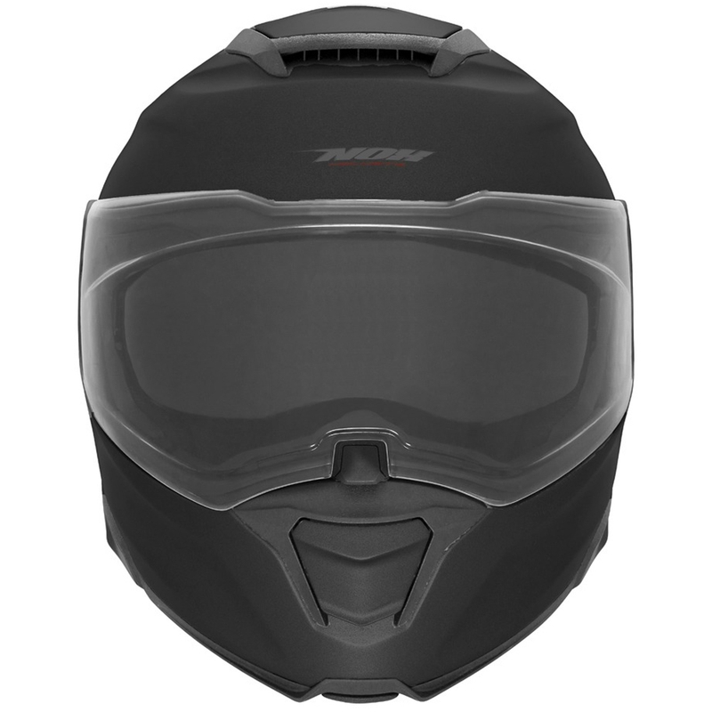 Preklopna motoristična čelada NOX N967 mat črna