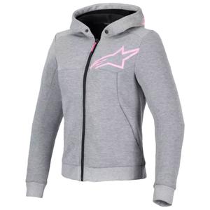 Alpinestars Stella Chrome V2 Sport ženska motoristična jakna sivo-roza