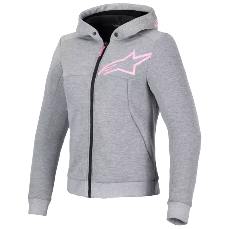 Alpinestars Stella Chrome V2 Sport ženska motoristična jakna sivo-roza