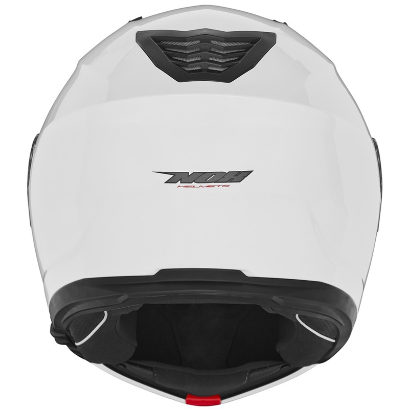 Motoristična čelada na preklop NOX N968 biserno bela