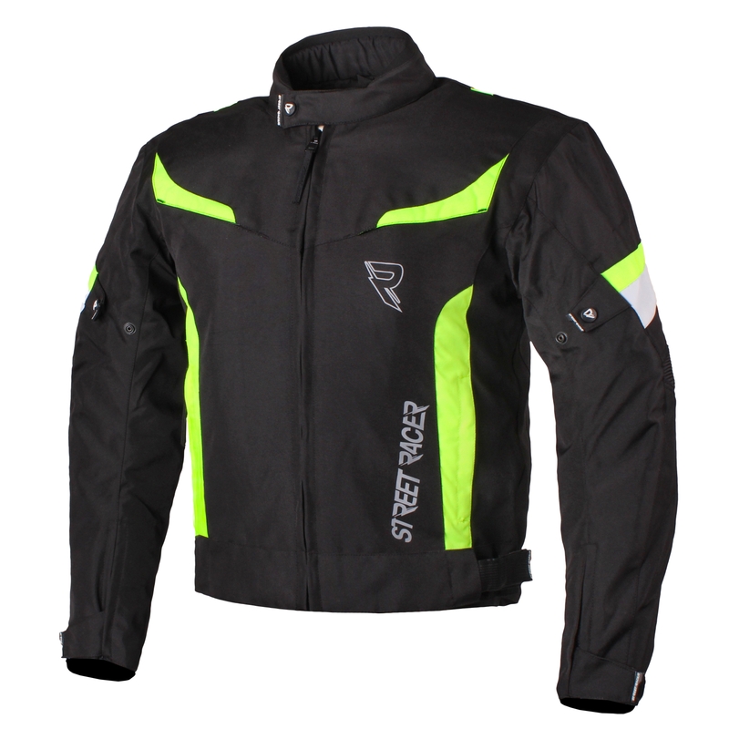 Motoristična jakna Street Racer Cyklon black-fluo yellow - II. kakovost
