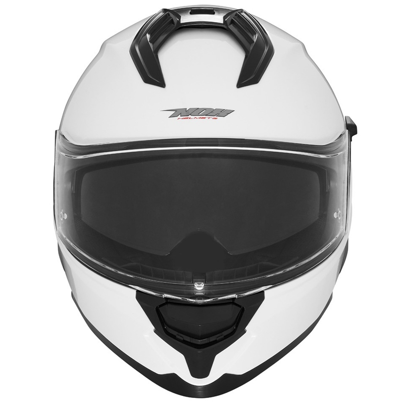 Celoobrazna motoristična čelada NOX N304S bela