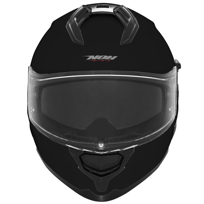 Črna celoobrazna motoristična čelada NOX N304S