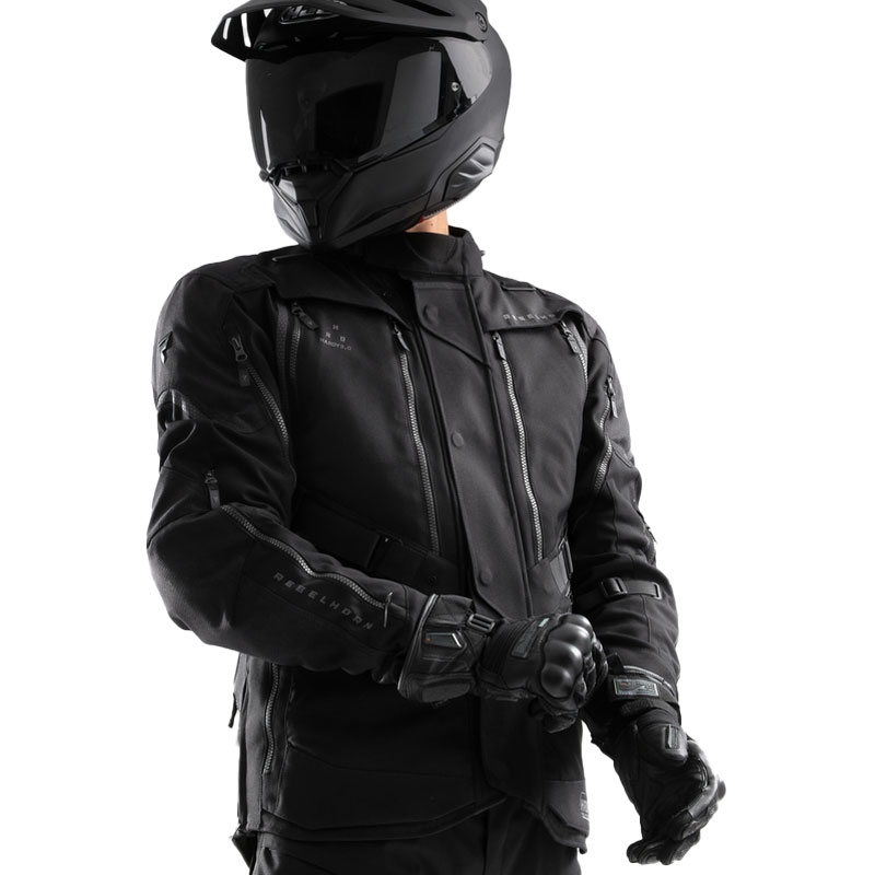 Motoristična jakna Rebelhorn Hardy 3.0 črna
